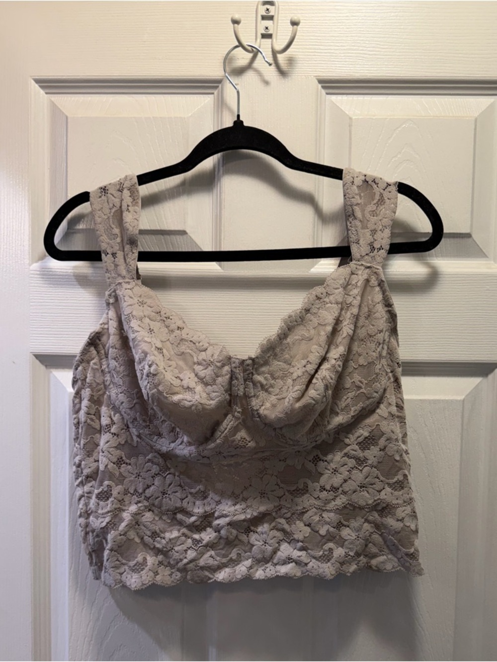 aerie Lace Bralette - Light Taupe